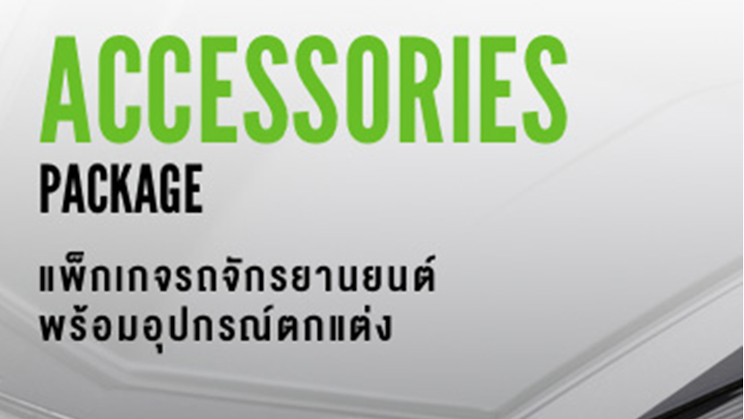 Kawasaki ANS: Accessories Package