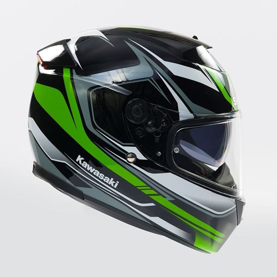 Picture of SHARK-HELMET(KAWASAKI)BLK/GRN/WHT