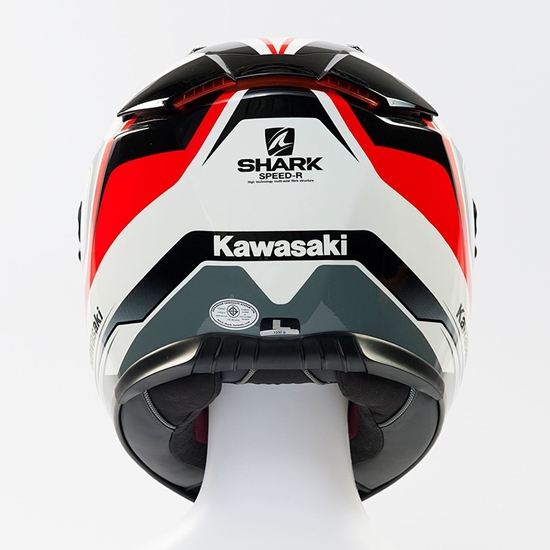 Picture of SHARK-HELMET(KAWASAKI)WHT/RED/BLK