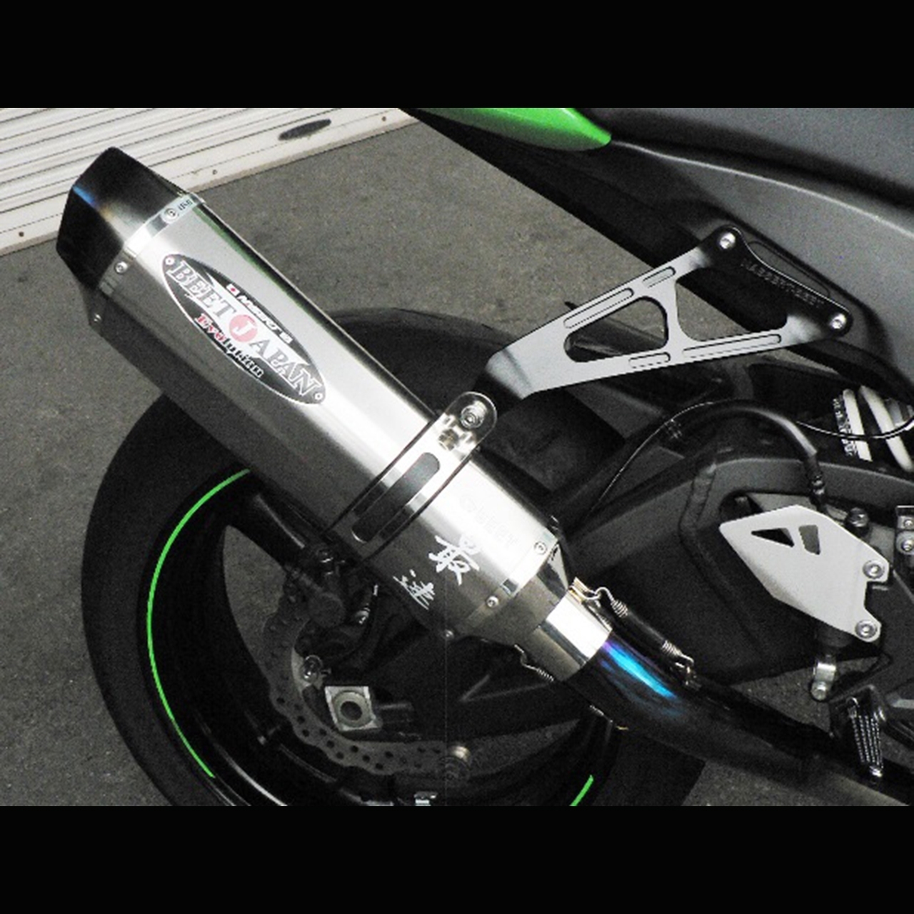 Kawasaki ANS: N-R EVO,TYPE II SLIP ON(TI/BL) ZX-10R 16-17